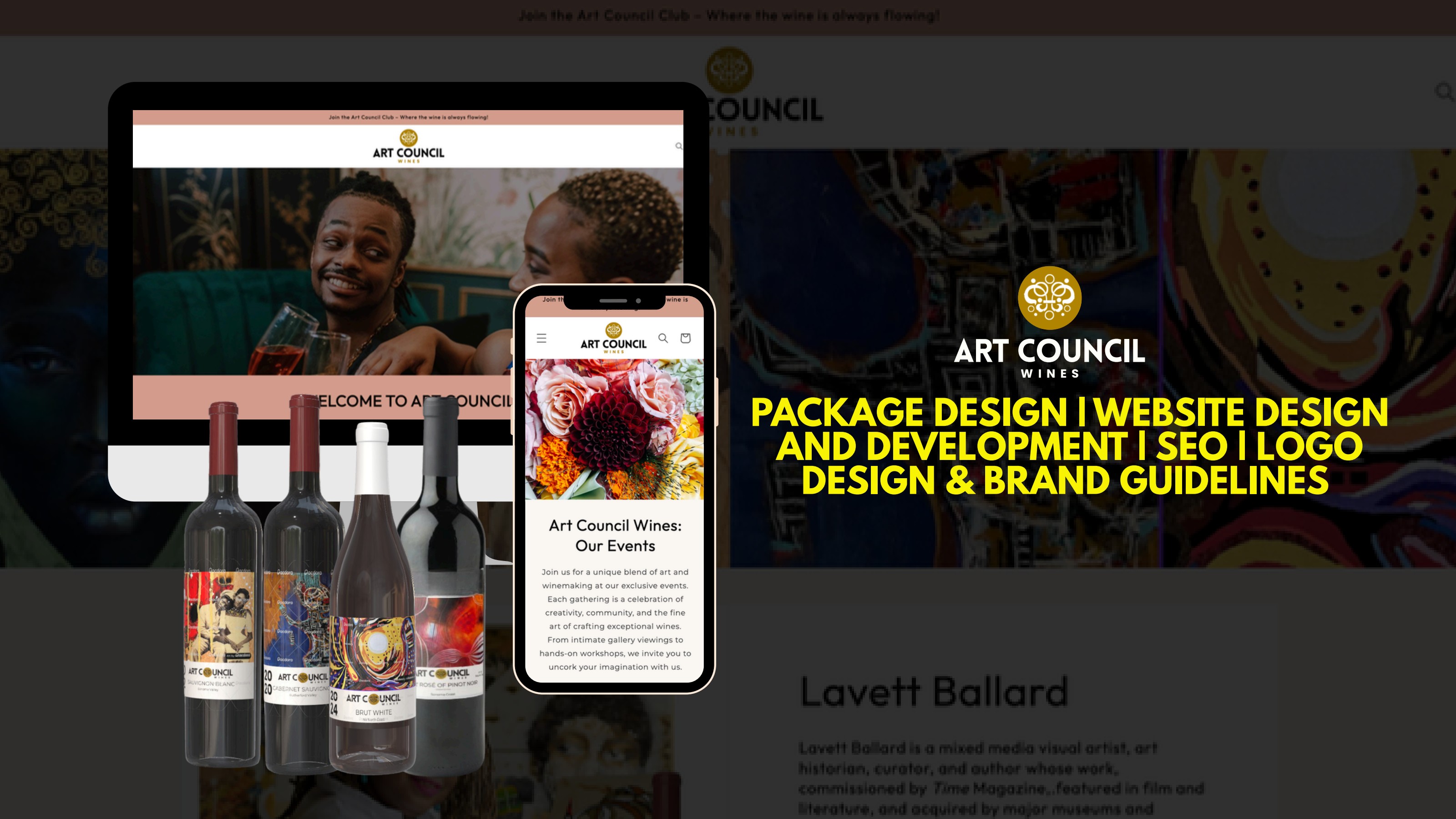 Art Council Wines — brand and website