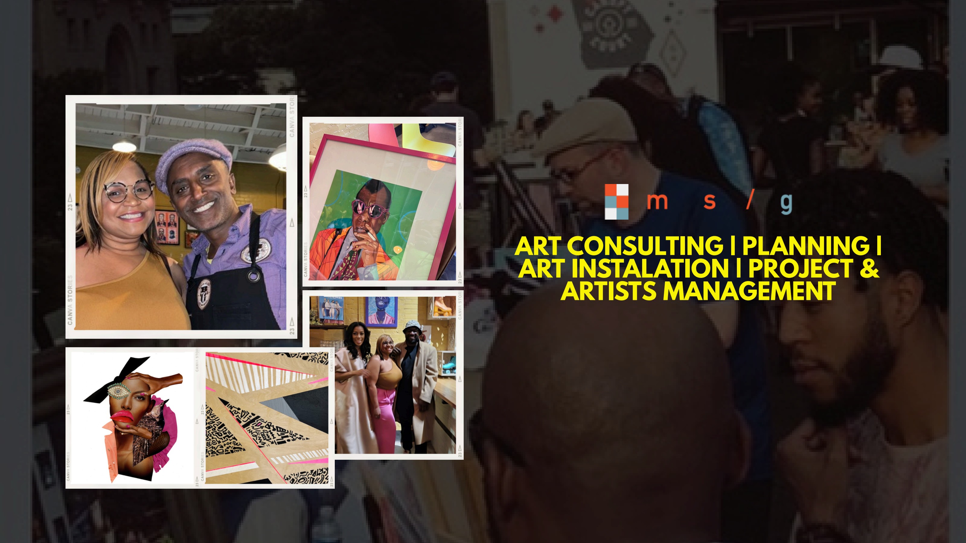 m s / g — art consulting and installation